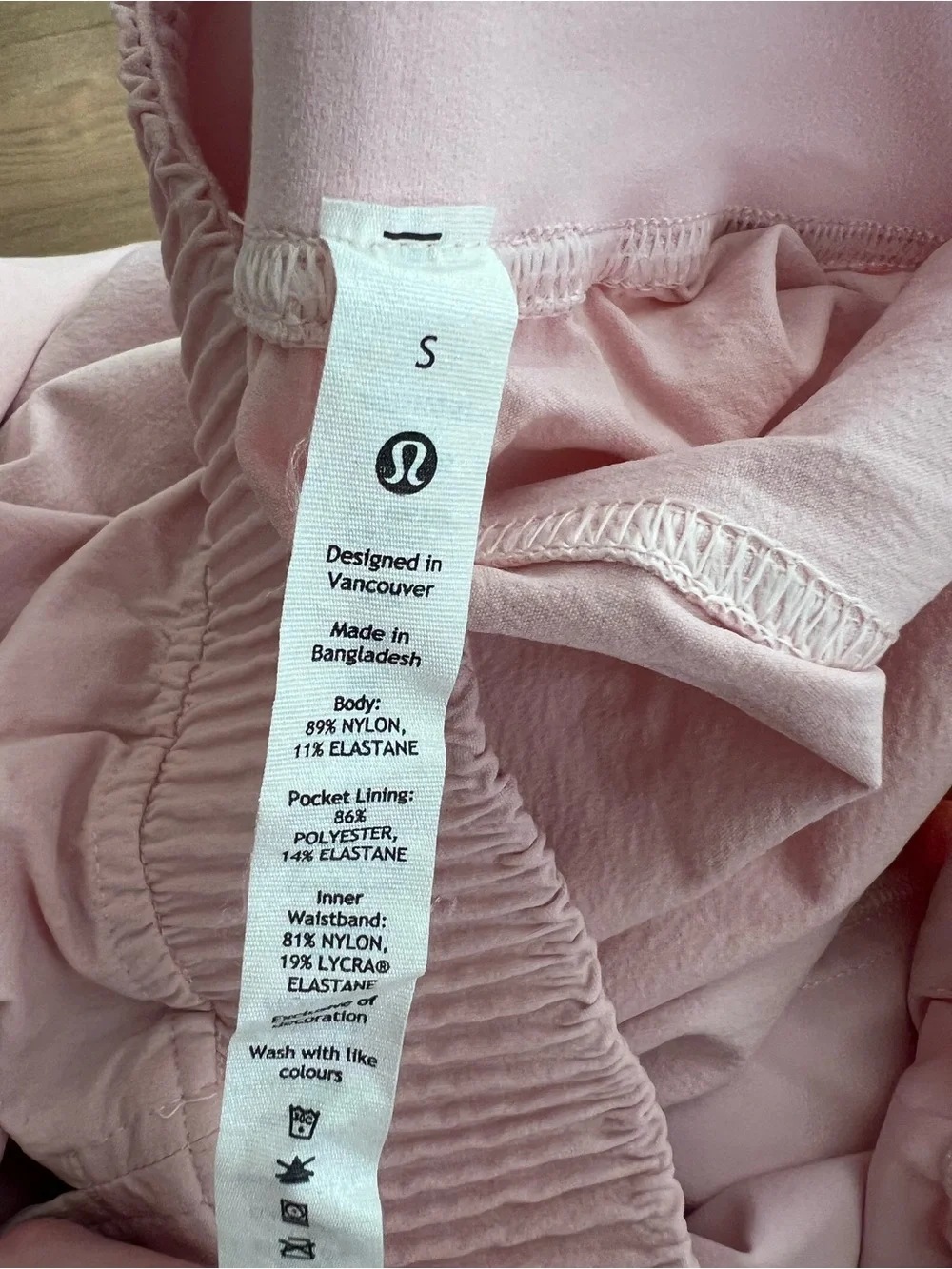 lululemon athletica Light Pink Wide-Leg Pants